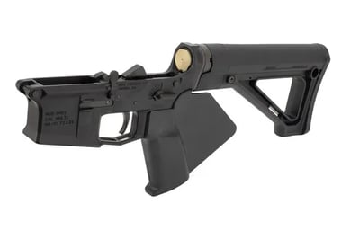 Aero Precision M4E1 Featureless Complete Lower Receiver - Magpul Fixed Carbine Stock - Black - $199.99 