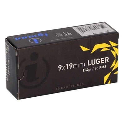 Igman 9mm Luger Ammo 124 Grain Full Metal Jacket - $11.75 (FREE Shipping on Firearms and Bulk Ammo)