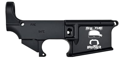 "HOGAN" Limited Edition AR15 Anodized 80% Lower Receiver - Fire / Safe Engraving - Optional Engravings - $49.27 with code SPRING26