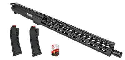 BG Complete 16" .22LR Lightweight Upper Receiver - Black 15" M-LOK 2 CMMG Mags 50 Rounds Ammo - $327.96 after code: GOLD20 