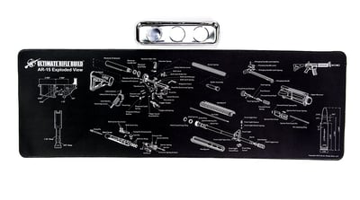 Large AR15 Gun Cleaning Mat with Exploded Parts Diagram & Magnetic Parts Tray - $18.99 (Free S/H over $25)