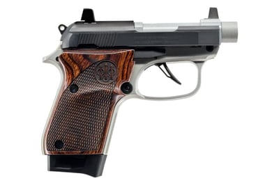 Beretta 30X Tomcat Inox 32 ACP 2.9" Threaded Barrel 8RD Pistol, Stainless, Helica Textured Walnut Grips - $419.99 