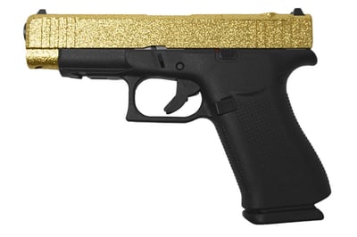 Glock 48 MOS 9mm 4.17" 10-Rds Optic Ready Pistol with Gold Glitter Slide and Black Frame - $519.99 (Free S/H on Firearms)