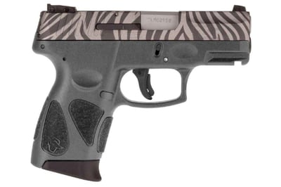 Taurus G2C 9mm Compact Pistol with Gray Frame and Zebra Cerakote Slide - $250.99 (Free S/H on Firearms)