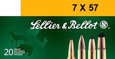 Sellier & Bellot Rifle 7X57MM MAUSER 20 Rnd - $20.99  ($7.99 Shipping On Firearms)