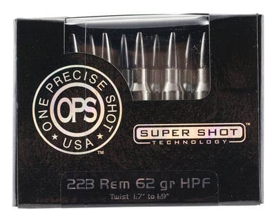 Ammo Inc OPS .223 Rem, 62gr, Hollow Point Frangible 20rd Box - $35.99