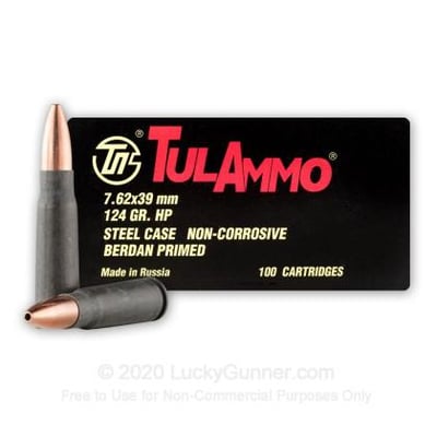 Wolf Polyformance 7.62x39 122gr Copper FMJ (Non-Magnetic) Range Safe Ammo -  20 Rounds - Ventura Munitions