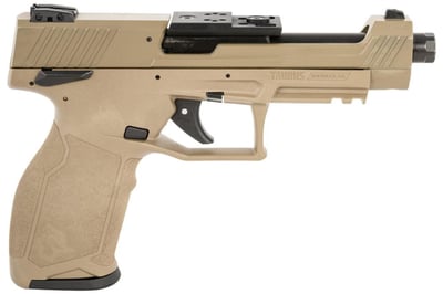 Taurus TX22 Competition 22 LR FDE Rimfire Pistol w/ Threaded Barrel and Three 16 Round - $329.99 (Free S/H on Firearms)