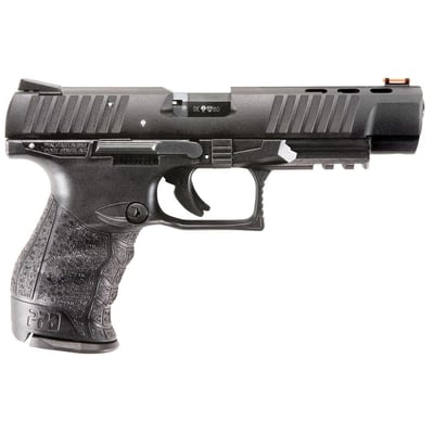 Walther Arms PPQ M2 22 LR 5" 12+1 Black Black Interchangeable Backstrap Grip Fiber Optic Sights - $261.20 (Email Price) 