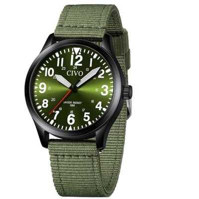CIVO Military Watch for Men Waterproof: Analog Mens Watches Classic- Field Wrist Watches for Man - $9.98 + FREE Shipping