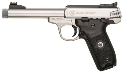 Smith & Wesson SW22 Victory 22 LR 5.5" 10 Rd with Threaded Barrel - $370.75