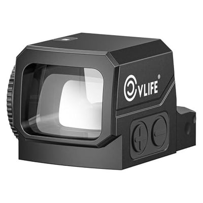 36% off CVLIFE WildHawk Enclosed Auto-Brightness Red/Green Dot Sight for RMS RMSc, Circle & 2MOA Dot Motion Awake Reflex Sight Optic Scope for Compact Pistol, 3500G Shockproof, Adapter for MOS/RMR/Picatinny w/code 588TLRMS + FREE Shipping