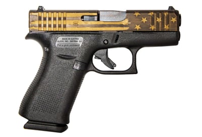 Glock G19 Gen5 4" 9mm 15rd Bronze Battle Flag Slide - $499.99 