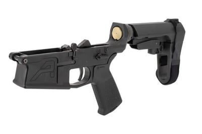 Aero Precision M5 Pistol Complete Lower Receiver - MOE Grip & SBA3 Brace - Black - $329.99