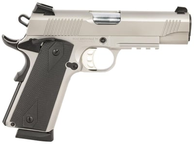 Tisas 1911 Carry .45 ACP 4.25" 8rd, Stainless Steel - 10100124 - $449.99