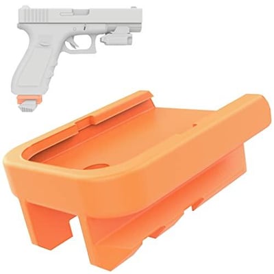 MagMount - Rail Mount Base Plate for Glock and Mantis X2, X3 and X10 Fits Glock 17 19 22 23 26 Magazine Base Plate Replacement (Orange) - $12.99 + FREE Shipping