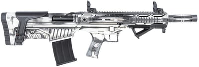 Radikal NK-1 Semi-Automatic Shotgun Battleworn White 12 GA 19" Barrel 3"-Chamber 5-Rounds - $326.99 ($9.99 S/H on Firearms / $12.99 Flat Rate S/H on ammo)