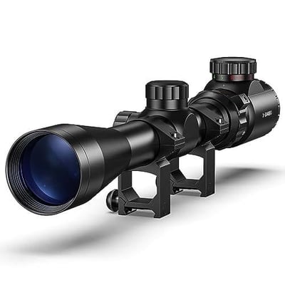 CVLIFE 3-9x40 Red & Green Illuminated Optical Riflescope Mil-dot Reticle with Free Mounts - $19.9 w/code "FXDI8LCD" + 5% off coupon + 10% off Prime discount (Free S/H over $25)