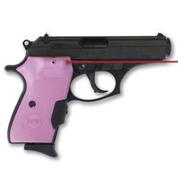 Bersa Thunder Semi Automatic Pistol .380 ACP 3.5" Barrel 7 Rds Crim Trace Laser Grips Pink Matte Black- $439-Free Shipping - $447.89