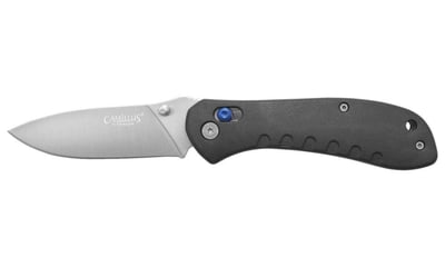 Camillus Rovax Folding Drop Point Knife, Black - $7.99