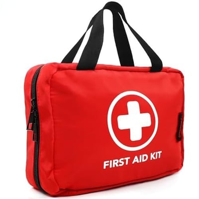 330 Piece First Aid Kit, Premium Waterproof Compact Trauma Medical Kits for Any Emergencies, Ideal for Home, Office, Car, Travel, Outdoor, Camping, Hiking, Boating (Red) - $36.79 + FREE Shipping