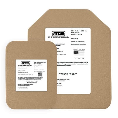 RTS Tactical AR600 Level III+ Special Threat Inserts from $89.99  (Free Shipping)