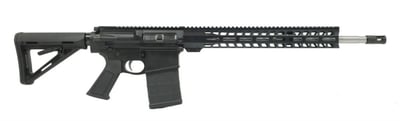 PSA Gen3 PA10 Rifle .308 Winchester, 18" Barrel, 20rd PMAG, Mid-Length, 15" Lightweight M-Lok, MOE Stock, EPT - $699.99
