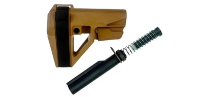 SB Tactical SBA5 Adjustable Pistol Brace - FDE + TS Buffer Tube Kit - $89.06 after code: JUN10PER 