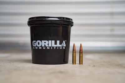 Gorilla Ammunition .300 AAC BlackOut 125gr Sierra MatchKing 160 Round Bucket - $259