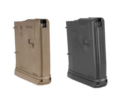 Mission First Tactical AR-15 Magazine 5.56 NATO, 10 Rounds, Drain Hole, Steel Spring, Black / FDE - $4.95 - $4.95 