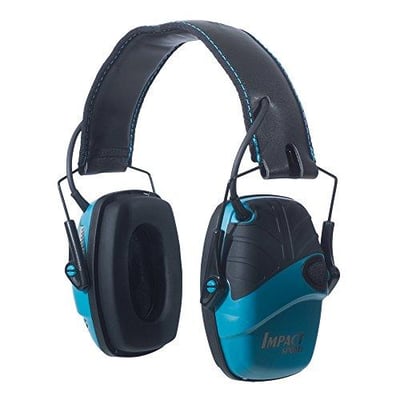 Howard Leight by Honeywell Impact Sport Sound Amplification Electronic Shooting Earmuff, Teal - $34.87 (Free S/H over $25)