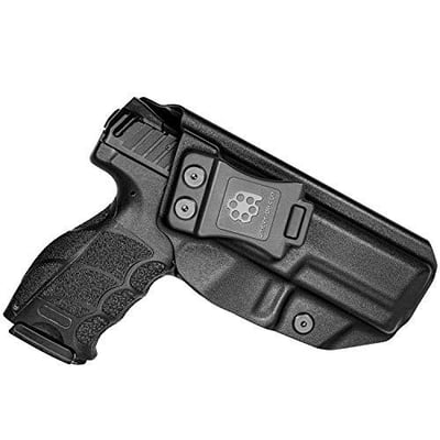 Amberide IWB KYDEX Holster Fit: Heckler & Koch (H&K) VP9 Inside Waistband Adjustable Cant - $26.99 - Buy two get 10% (Free S/H over $25)