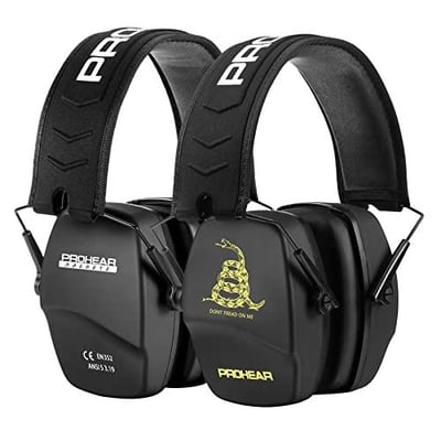 2 Pack PROHEAR 016 Shooting Ear Protection Earmuffs, NRR 26dB Black and DOTM - $28.79 + FREE Shipping