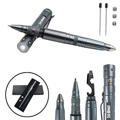 Tactical Pen Self Defense Tool for Survival Military & Police Grade Badass EDC - Tactical Flashlight + Glass Breaker + - $11.74 (Free S/H over $25)