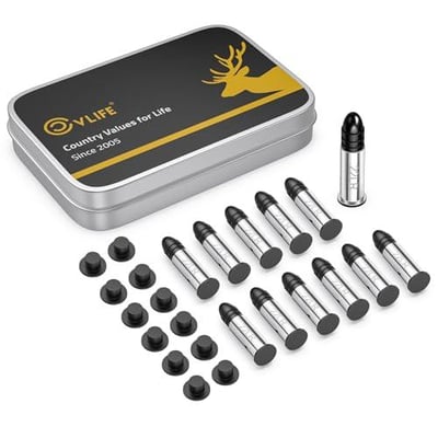 CVLIFE 9mm/22lr/12Gauge Snap Caps Dummy Rounds for Dry Firing Training with Replaceable Pads - $11.89 w/code "3FKKHREU" + FREE Shipping