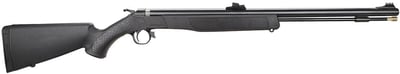 CVA PR2110 Wolf 50 Cal 24" 209 Primer Blued Black Synthetic Stock Fiber Optic Sights - $164.99