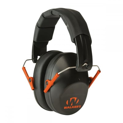Walkers Game Ear Pro Low Profile Folding Muffs-Black (8 Colors) - $12.99 (Free S/H over $99)