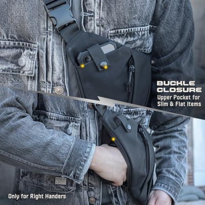 WYNEX Tactical Crossbody Sling Bag, Concealed Carry Anti Theft Crossbody, CCW EDC Carry - $20.99 + FREE Shipping