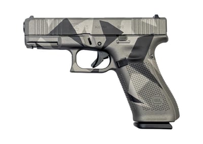 Glock 45 AUS 9mm 4.02" Barrel Fixed Sights Grey Splinter 17rd - $605.29 after code "WELCOME20"
