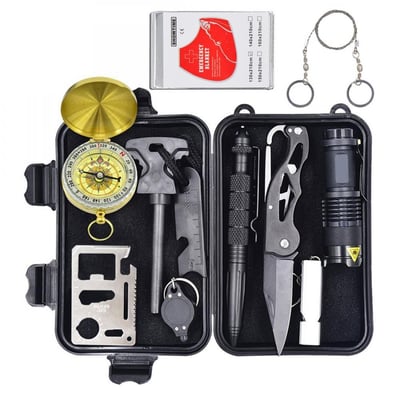Professional 10 in 1 Emergency Survival Gear Kit - $18.99 + Free S/H over $25 (Free S/H over $25)