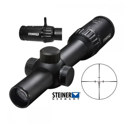 Steiner P4Xi Riflescope 1-4x24mm P3TR Reticle - $499.95 (Log in to see the price)