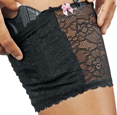 Bulldog Concealed-Carry Lace Thigh Holster Multiple Sizes from $5.88 (Free Shipping over $50)
