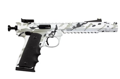 Volquartsen Black Mamba LLV Arctic Camo .22 LR 6" Barrel 10-Rounds - $1399.99 (Email Price) 