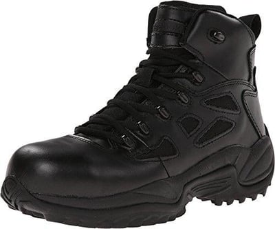 Reebok mens Rapid Response Rb Safety Toe 6" Stealth With Side Zipper Military Tactical Boot (Black, Desert Tan) - $95.99 (Free S/H over $25)