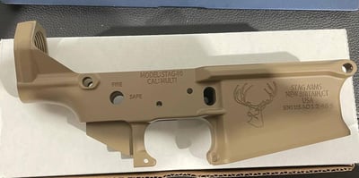 Stag Stripped 5.56 Lower Receiver FDE - $79.99