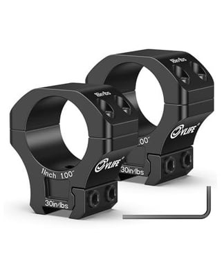 CVLIFE Precision 1" Dovetail Scope Rings Medium Profile Mounts with 1 Stop Pin - Rifle Scope Rings Fit 11mm and 3/8 inch Dovetail Rail - 2 Pieces - $12.99 + FREE Shipping