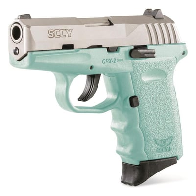 SCCY CPX-2 9mm 3.1" Barrel Blue/SS 10 Rounds - $182.99 w/code "ULTIMATE20" (Buyer’s Club price shown - all club orders over $49 ship FREE)