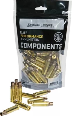 SIG Sauer Unprimed Rifle Brass .243 Winchester 50 Rounds - $27.99 (Free S/H over $50)