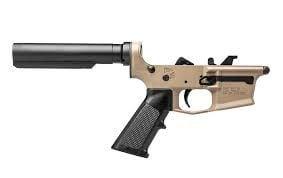 Aero Precision EPC-9 Carbine Complete Lower Receiver w/ A2 Grip No Stock - FDE/Black - APAR620551 - $329.95 (FREE Shipping over $50)