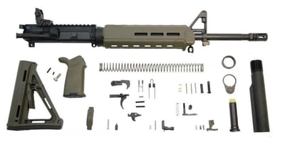 PSA 16" Mid-length Nitride 5.56 NATO 1/7 MOE+ ODG Freedom Rifle Kit with Rear MBUS - $569.99